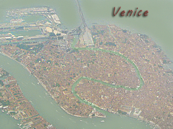 Venice outline map
